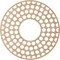 Ekena Millwork Fink Wood Fretwork Pierced Ceiling Medallion, Alder, 34"OD x 12 3/8"ID x 3/8"T CMWP34X34X0375FFAL - alternate 2